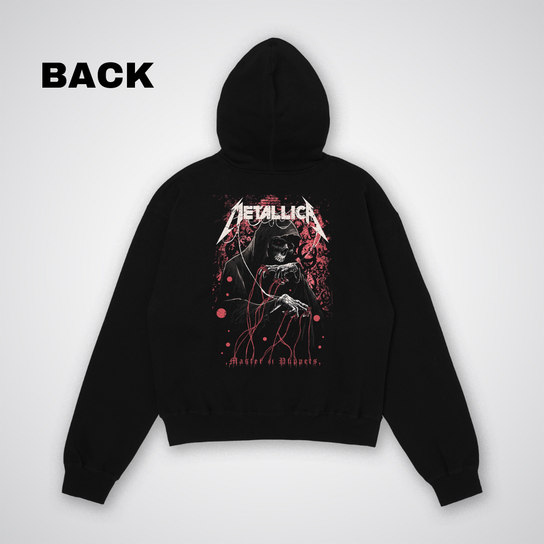 Metalica Master of Puppets Oversized Hoodie Back
