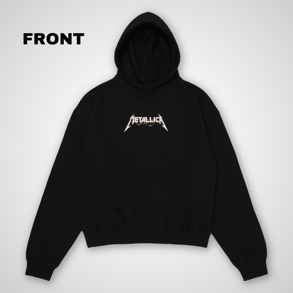 Metalica Master of Puppets Oversized Hoodie Front