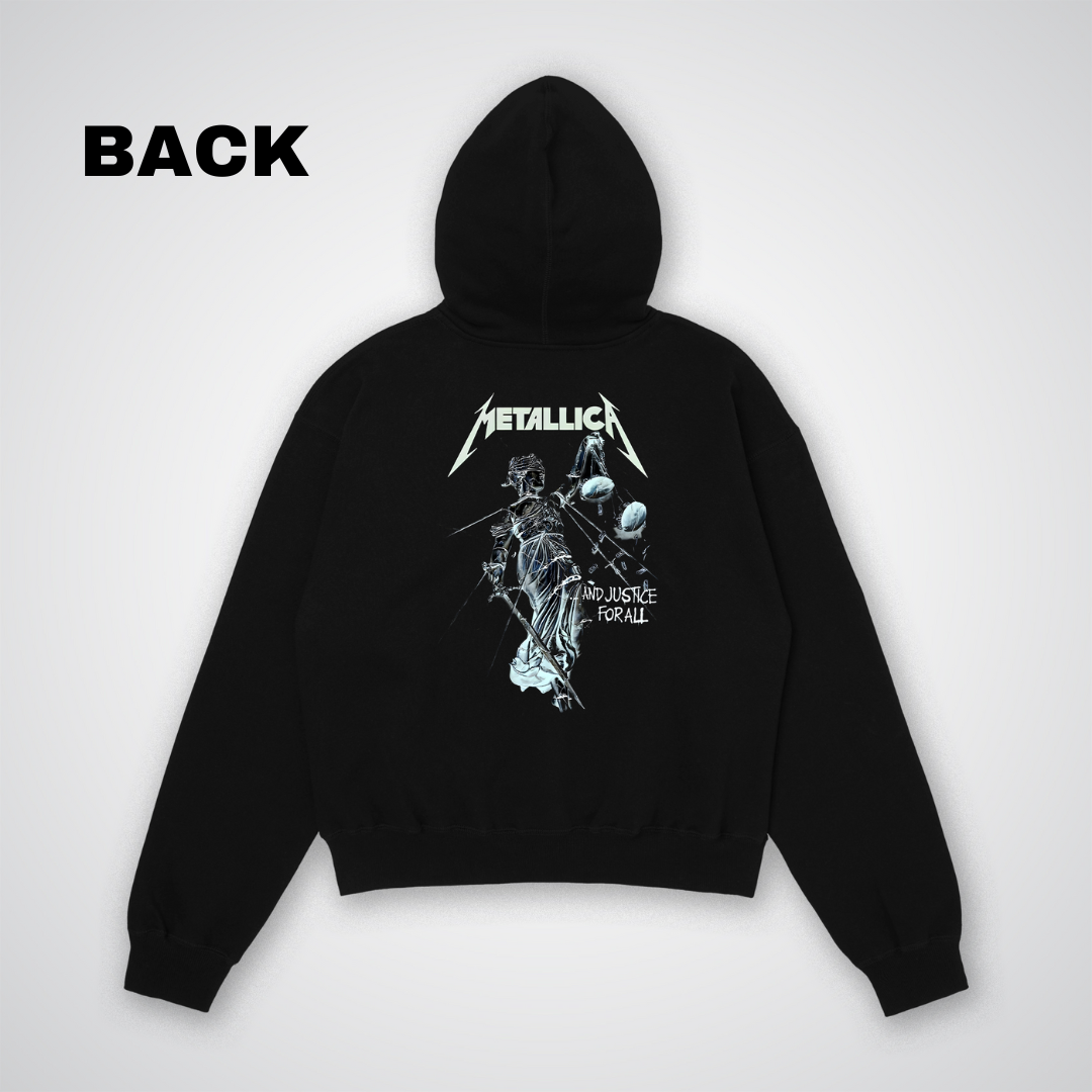 Metalica Oversized Hoodie Back