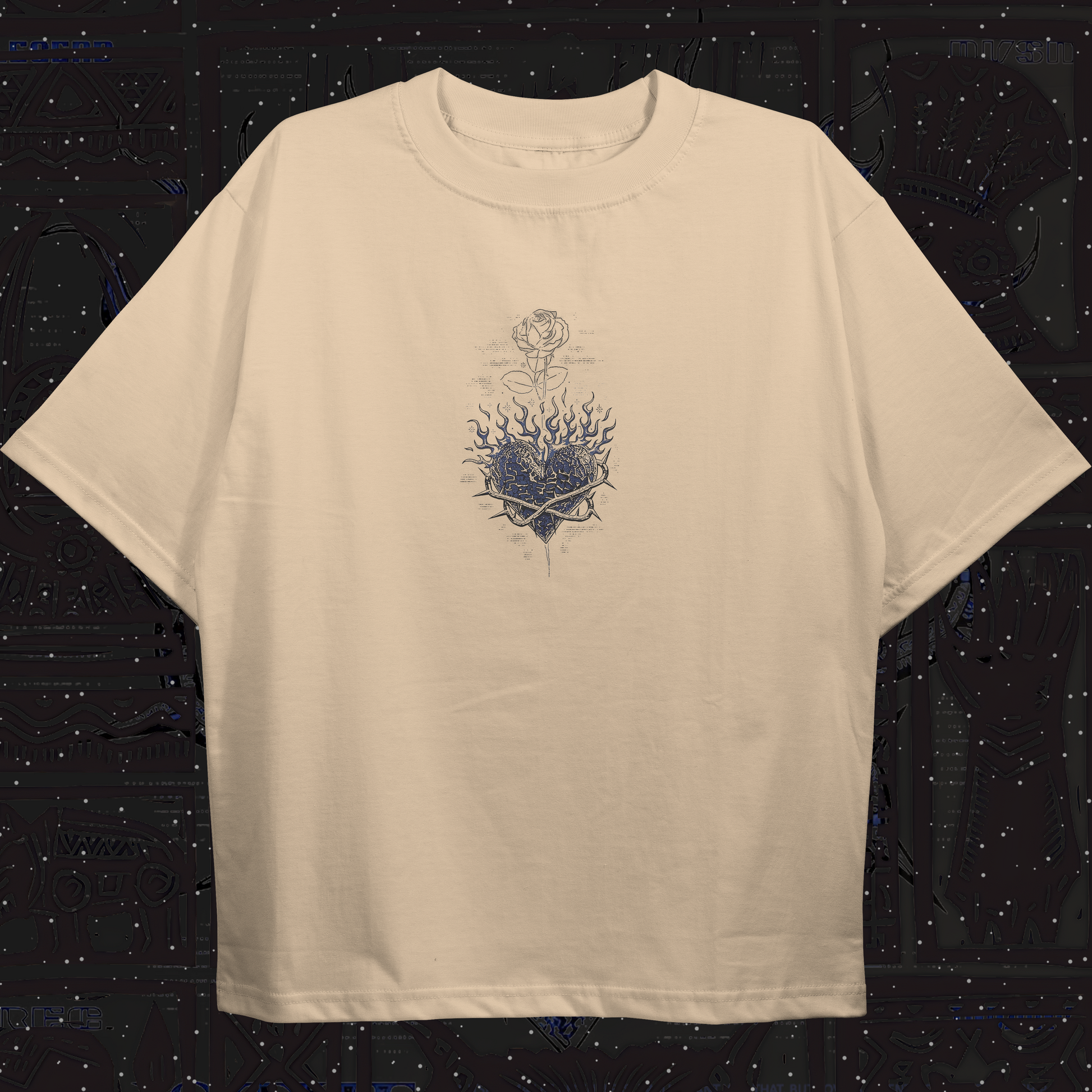 Pain is Strength Oversized T-shirt Front
