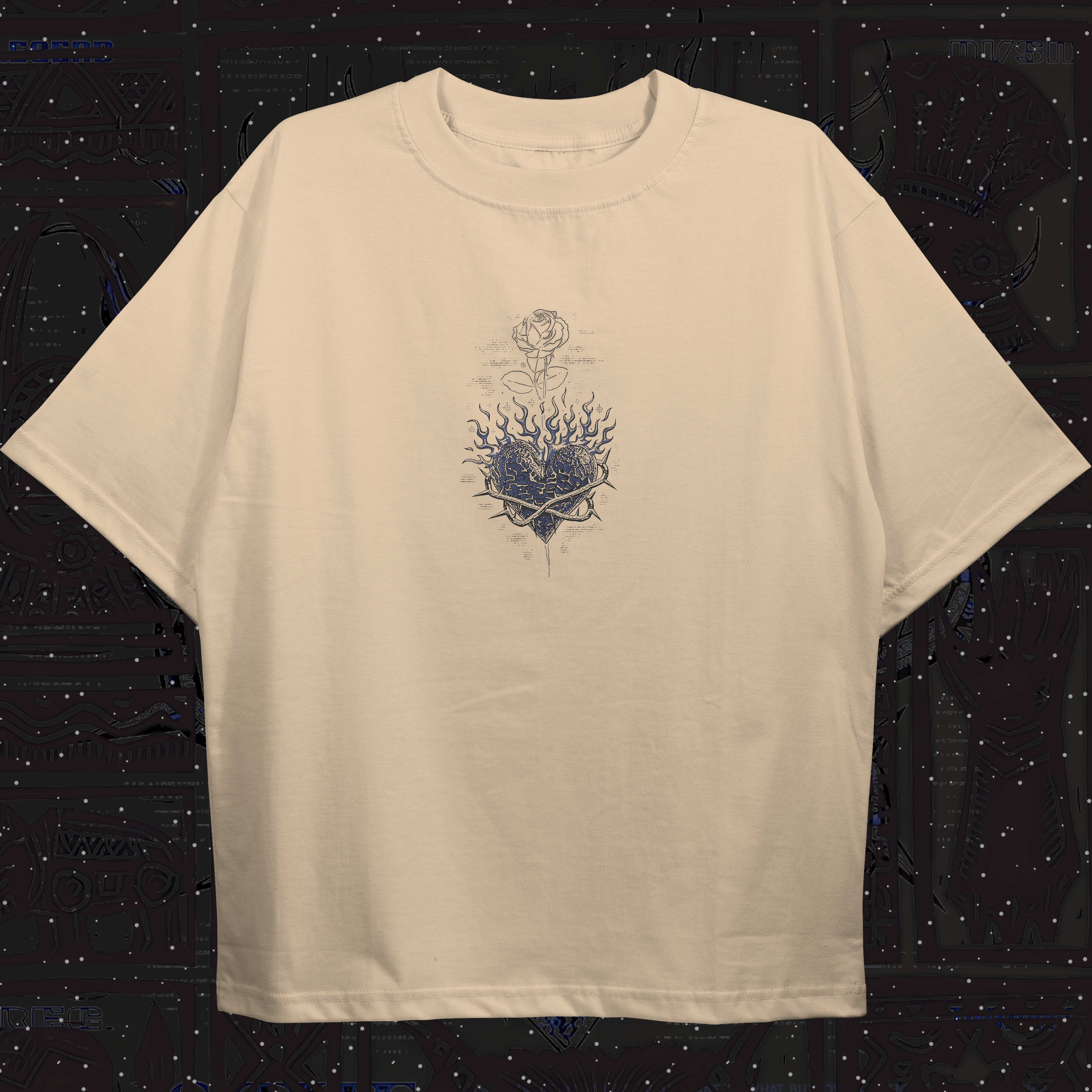 Pain is Strength Oversized T-shirt Front