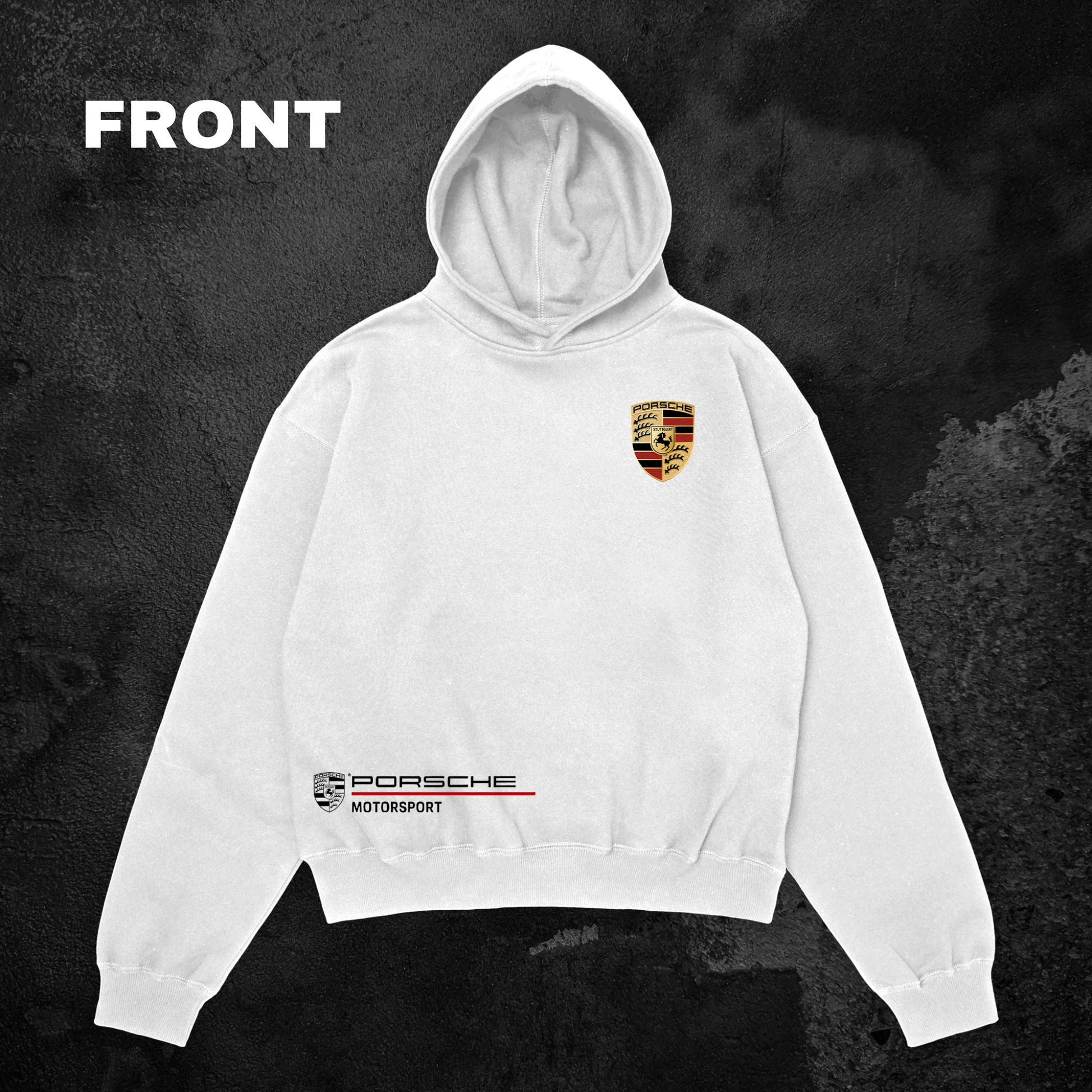 Porsche 911 GT3 Hoodie (White) front