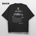 Porsche 911 GT3 Oversized T-shirt (Black) Back