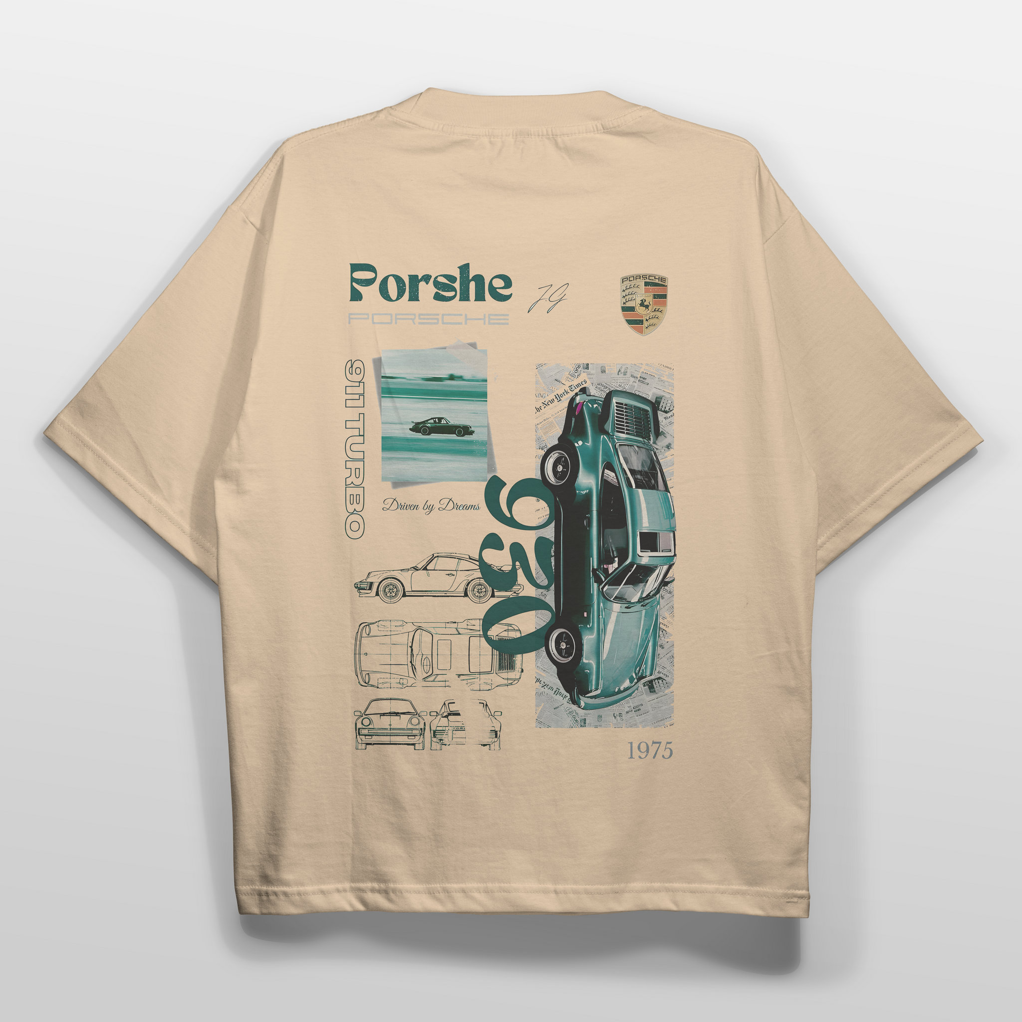 Porsche 930  Oversized T-shirt