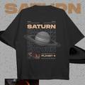 Saturn StreetWear T-shirt (Oversized) Back