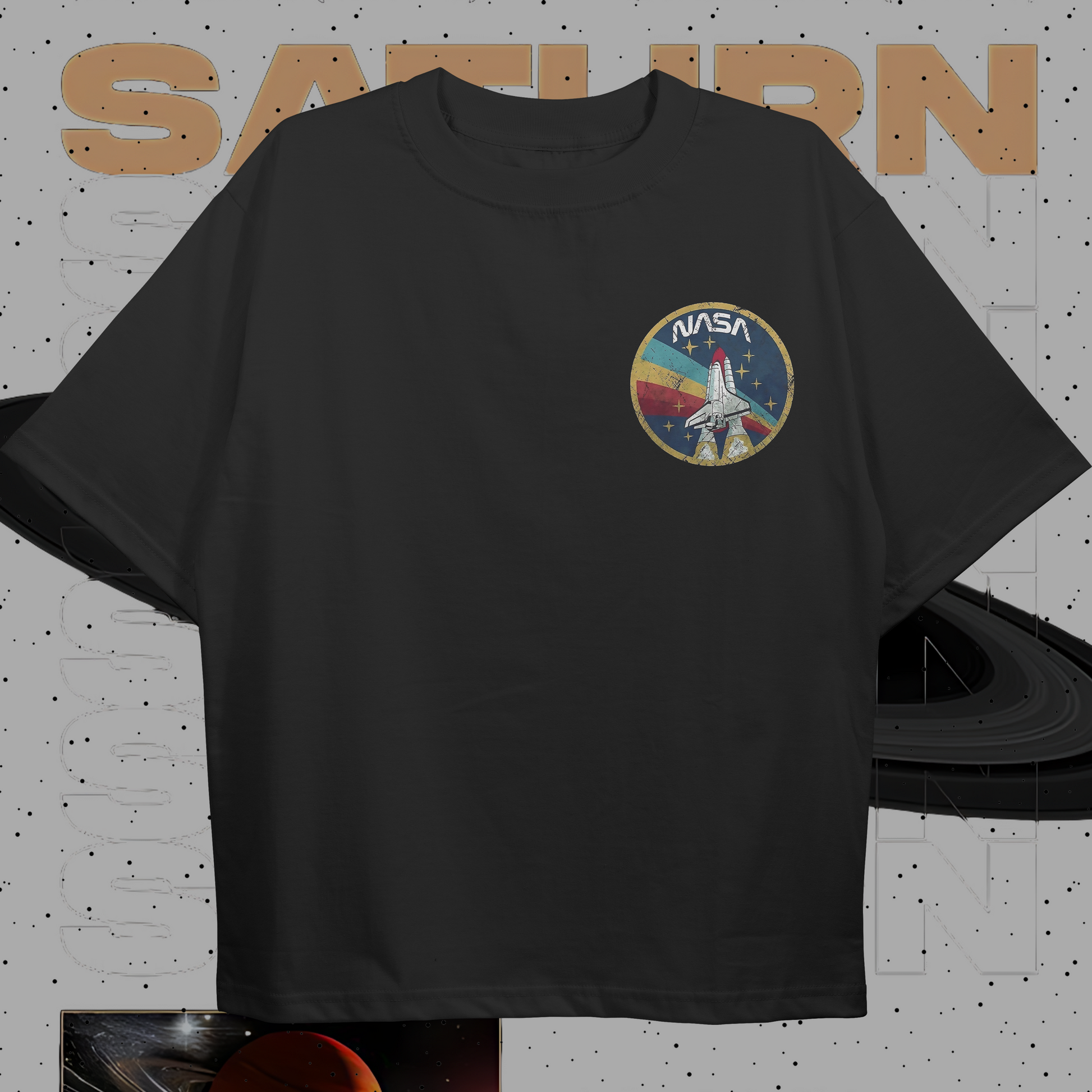 Saturn StreetWear T-shirt (Oversized) Front