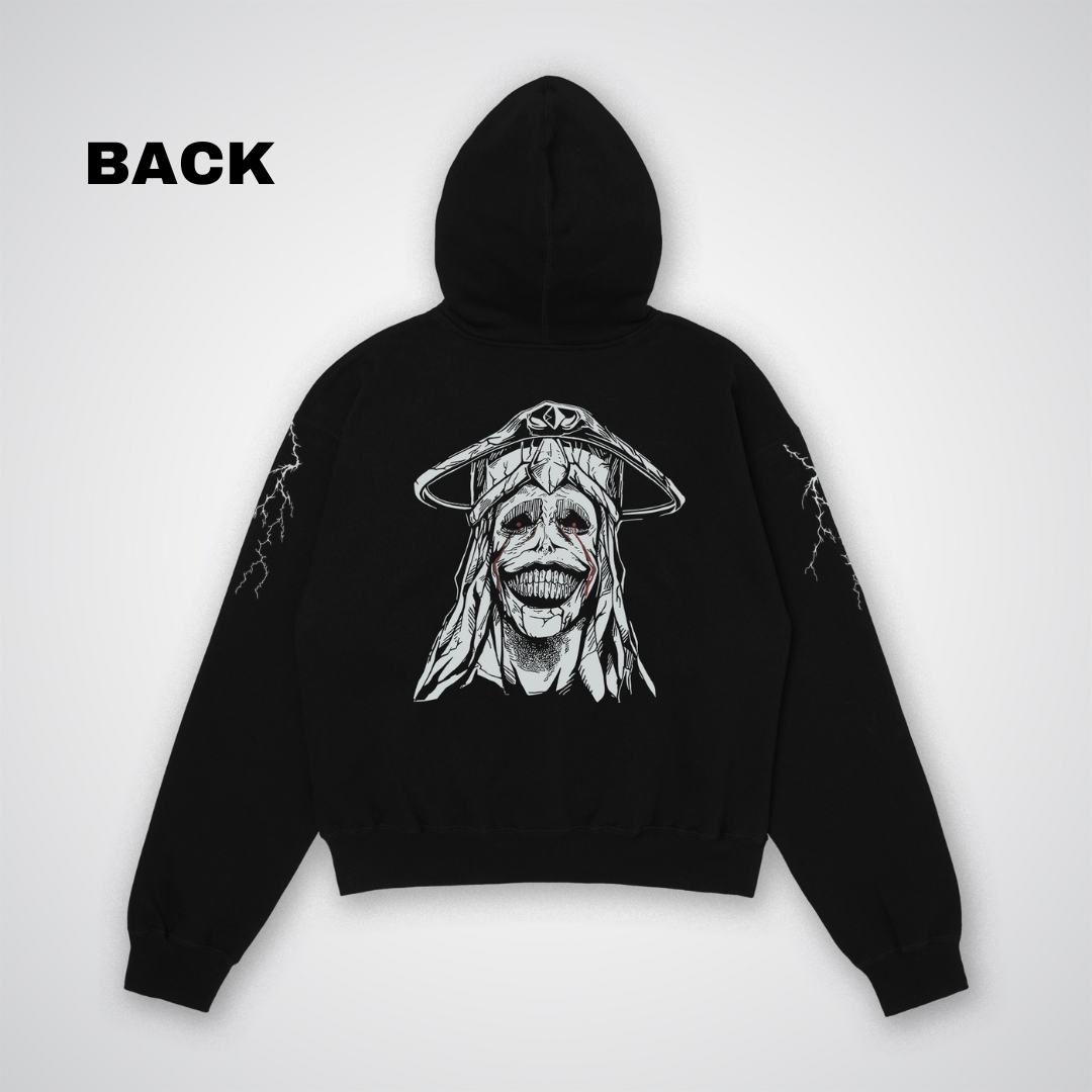 Solo Levelling Oversized Hoodie Back