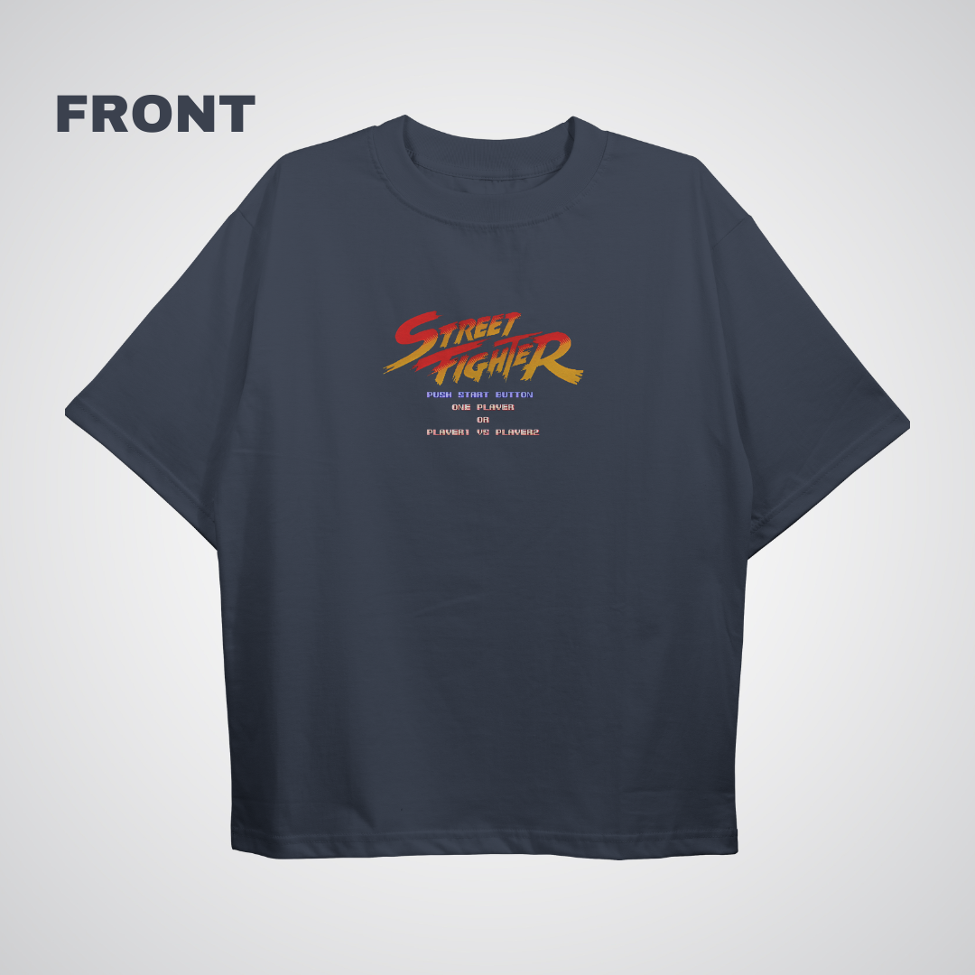 Streefighter Oversized T-shirt  Front