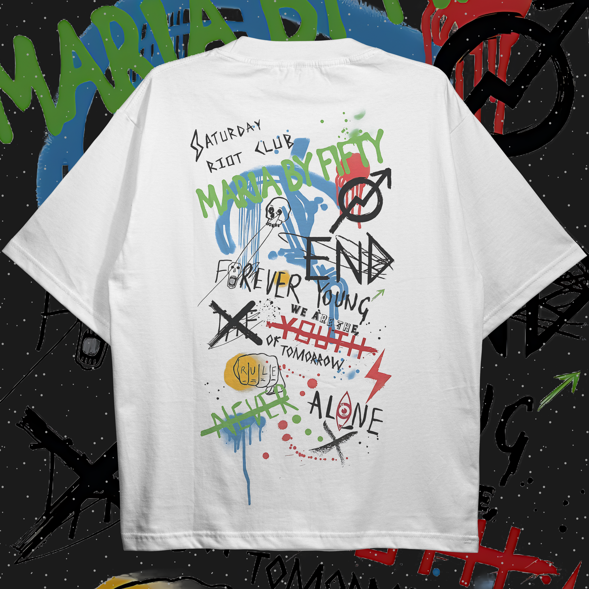 Streetwear art l T-shirt (Oversized) Back