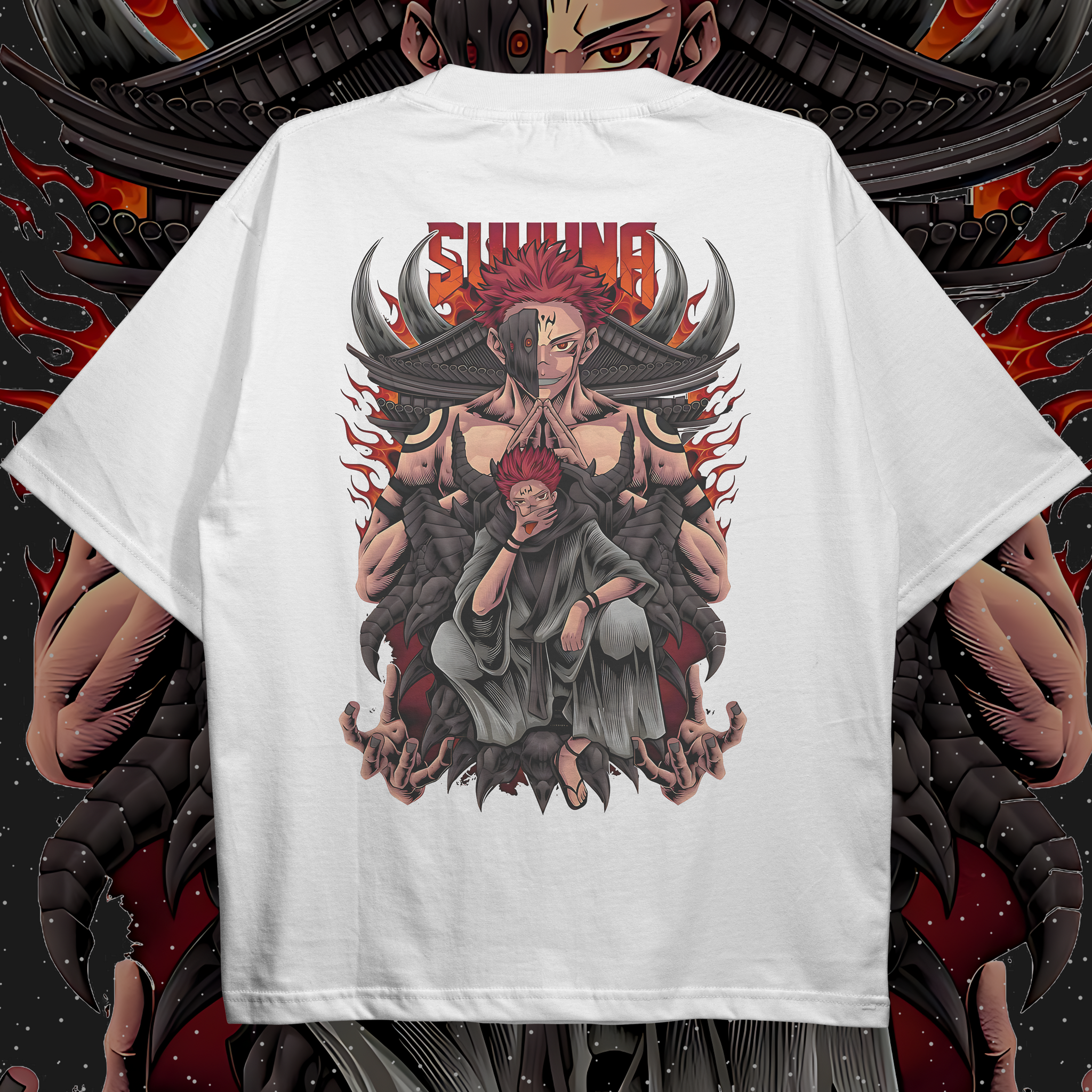 Sukuna ll T-shirt (Oversized) T shirt Back