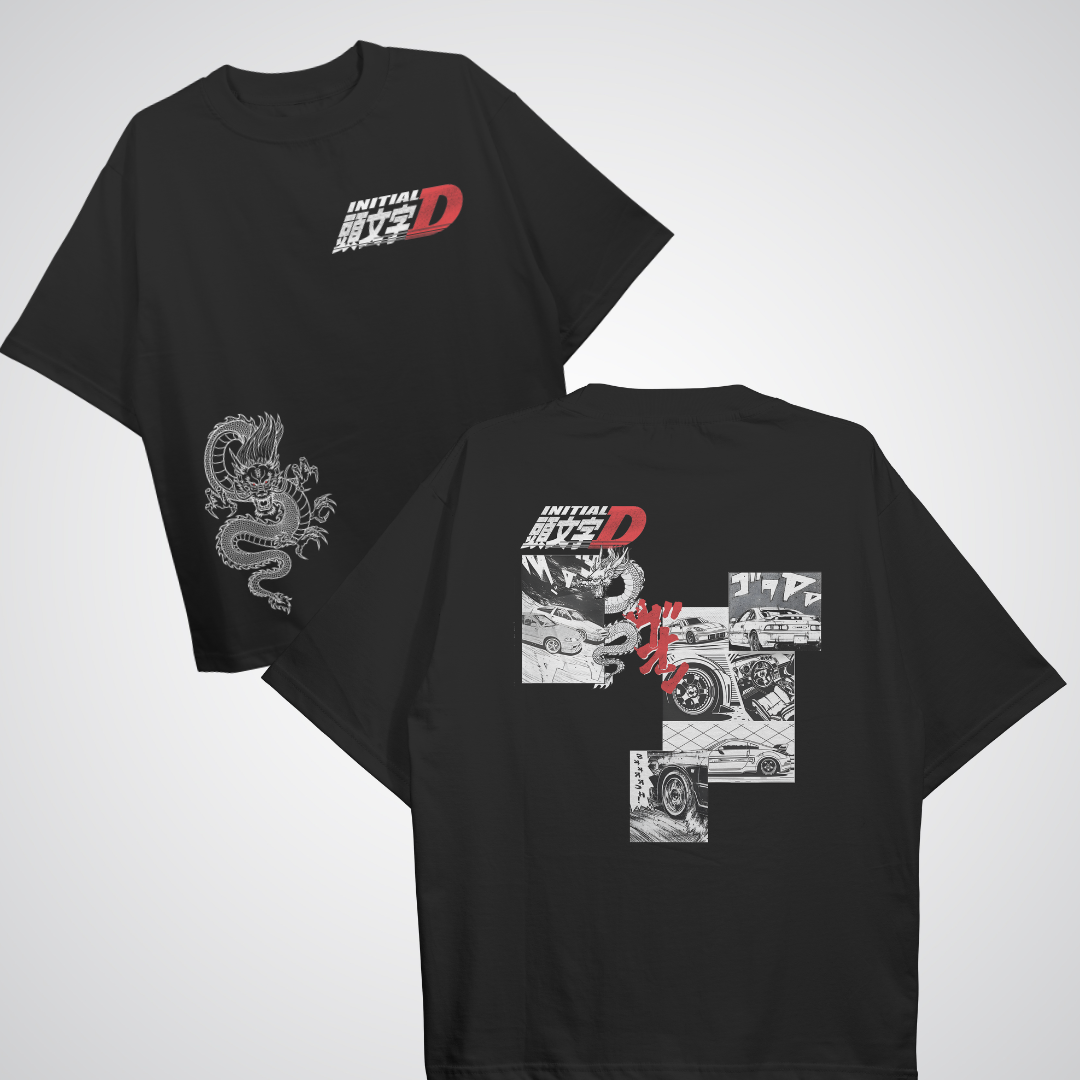 Initial Dragon Oversized T-shirt