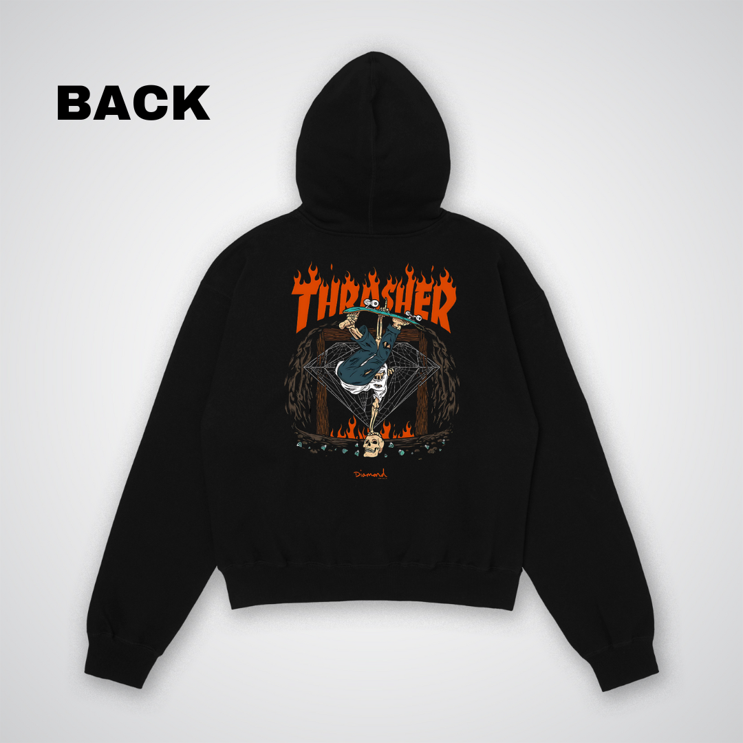 Thrasher Oversized Hoodie Back