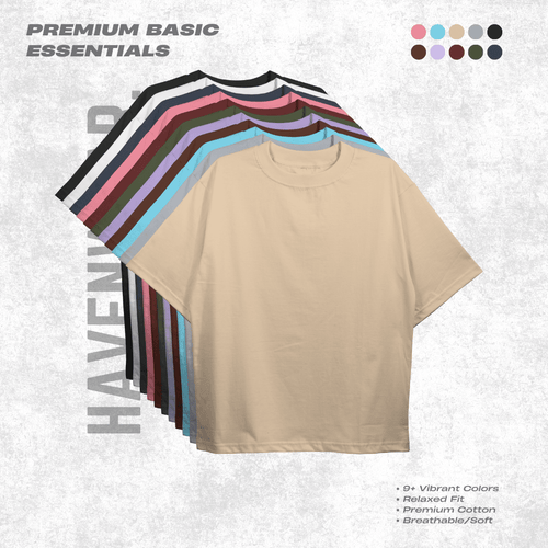Basic Oversized T-shirt - HavenWear