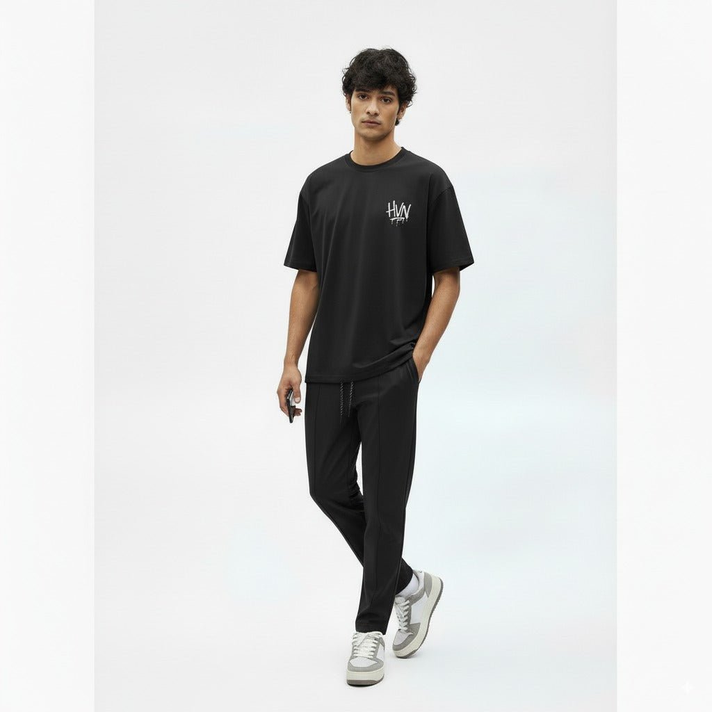 Black Oversized Co - Ord Set - HavenWear