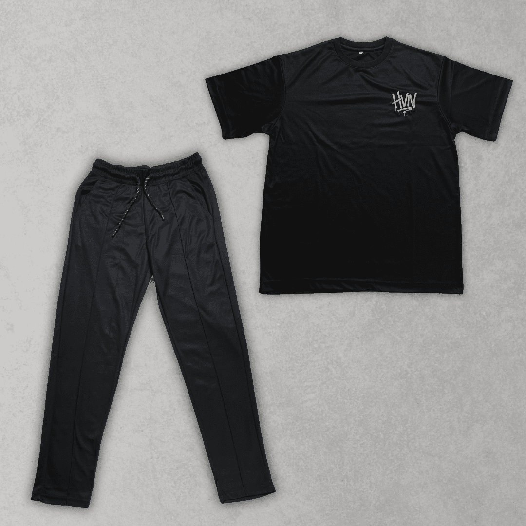 Black Oversized Co - Ord Set - HavenWear
