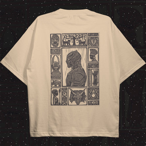 Black panther Oversized T-shirt - HavenWear