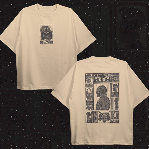 Black panther Oversized T-shirt - HavenWear