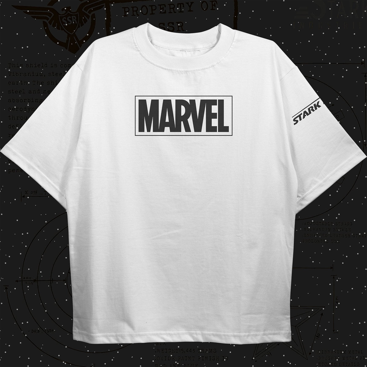 Captain America Shield Oversized T-shirt - HavenWear
