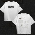 Captain America Shield Oversized T-shirt - HavenWear