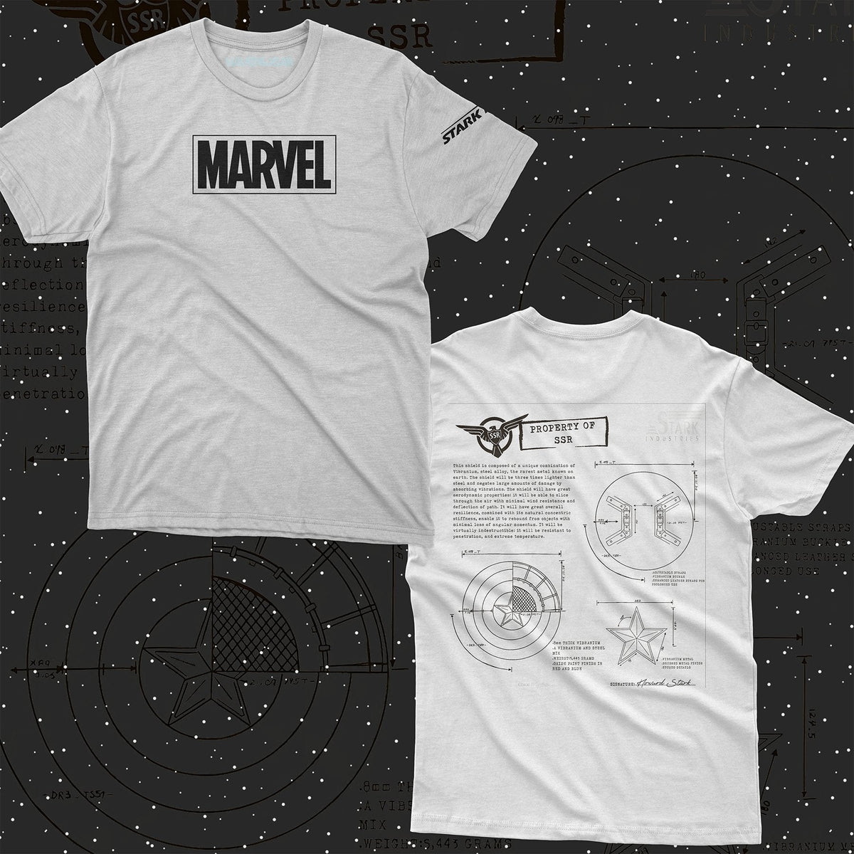 Captain America Shield Oversized T-shirt - HavenWear