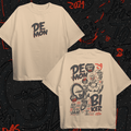 Demon Biker Oversized T-shirt - HavenWear