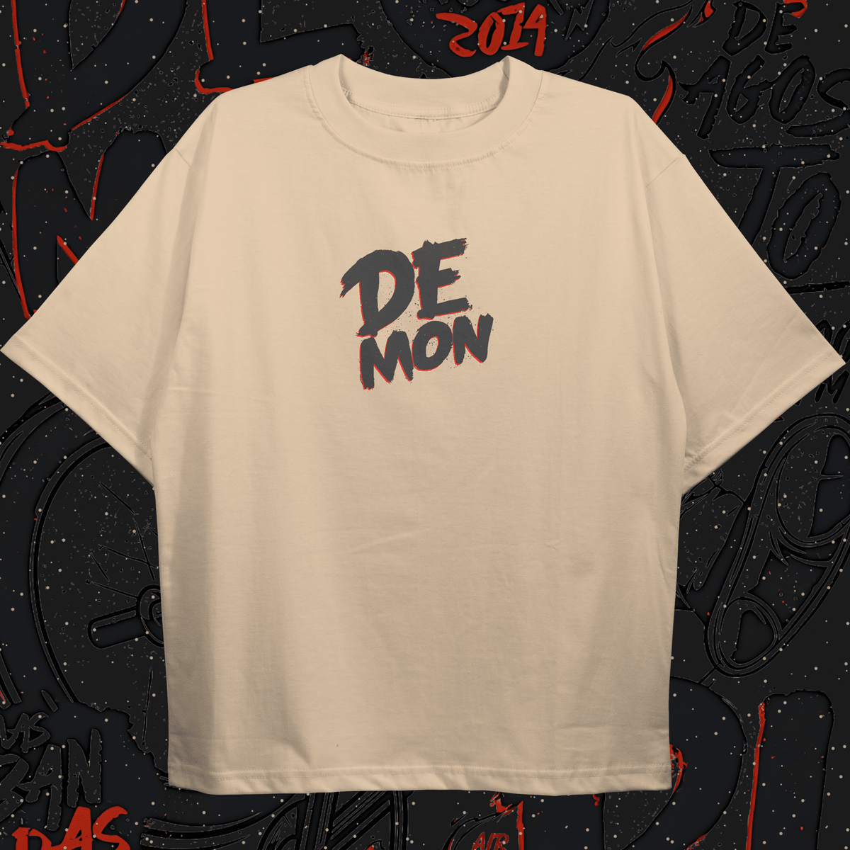 Demon Biker Oversized T-shirt - HavenWear
