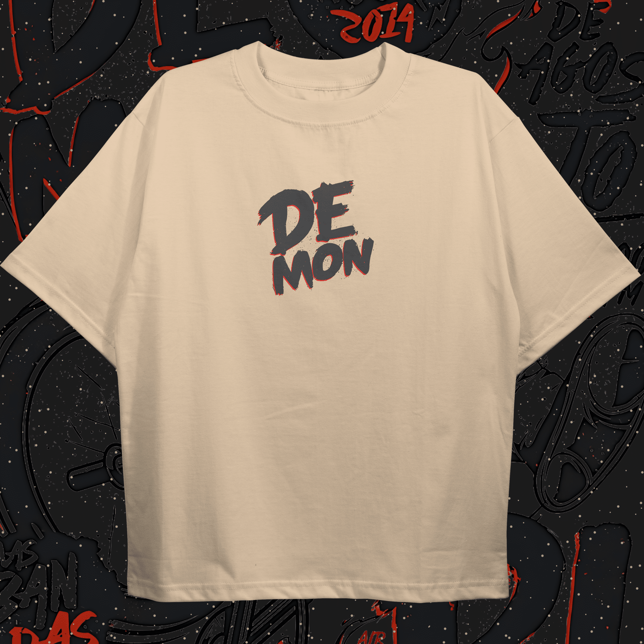 Demon Biker Oversized T-shirt - HavenWear