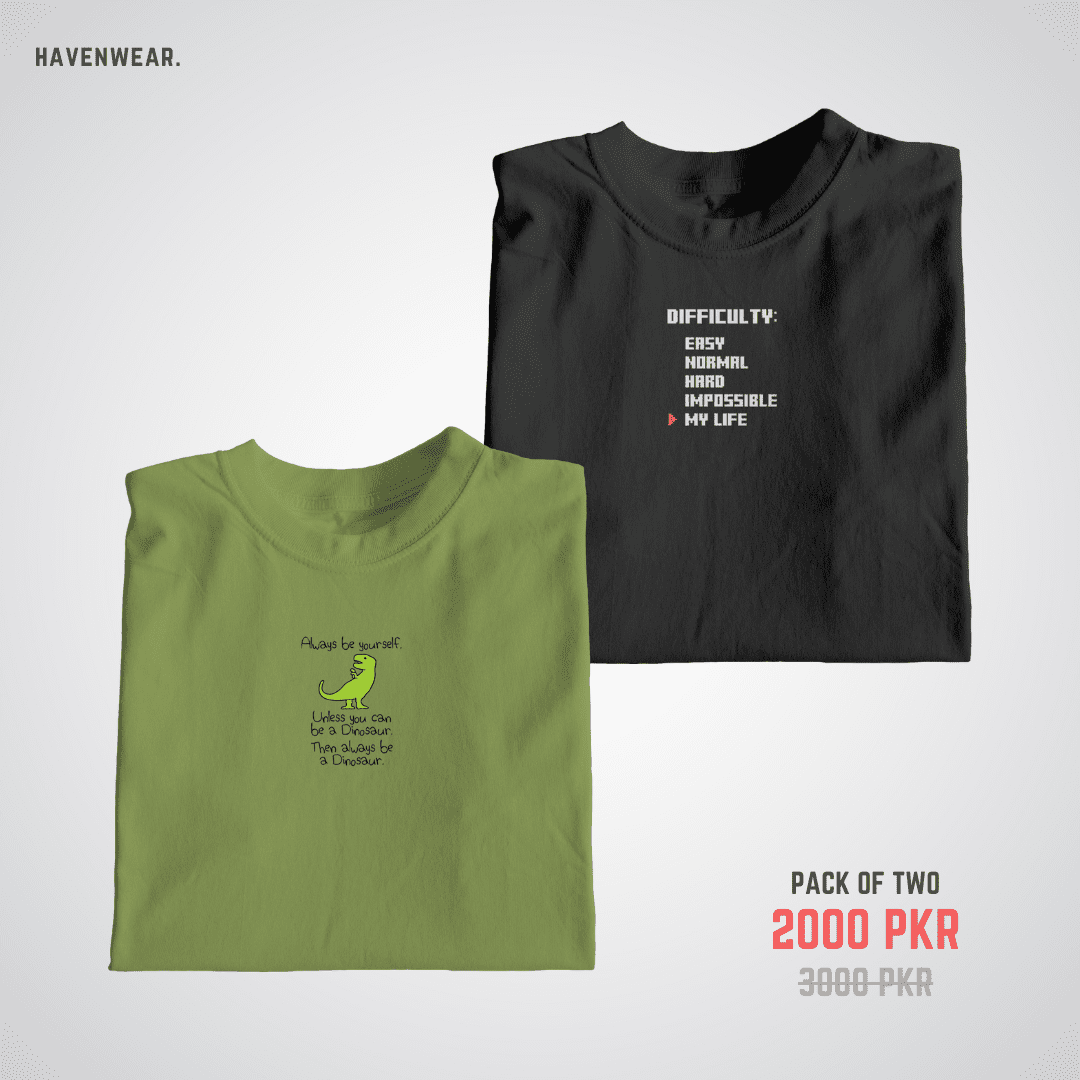 DIno & My Life (Pack of Two) - HavenWear