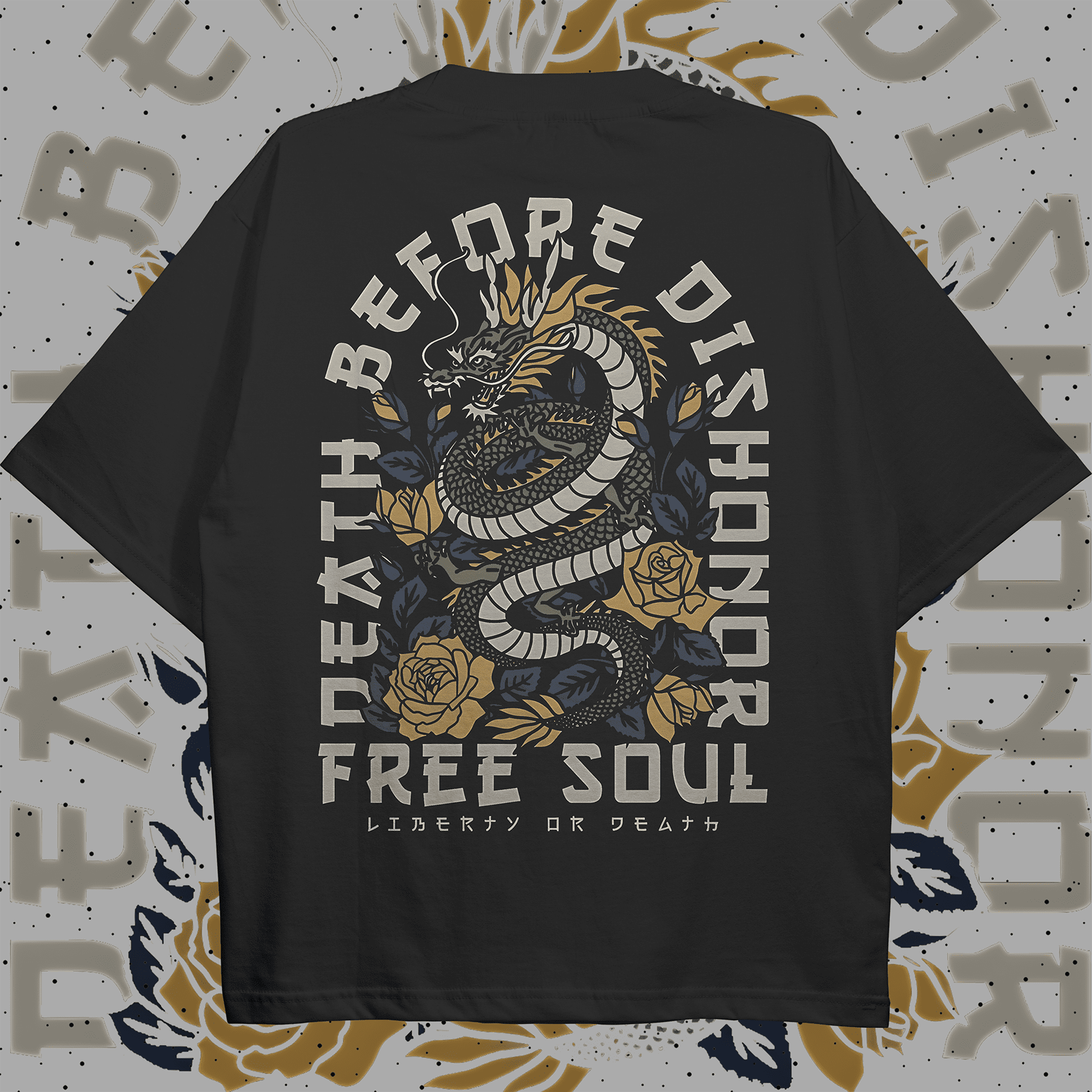 Free dragon Oversized T-shirt - HavenWear