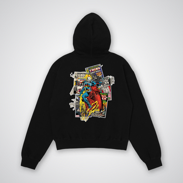 Ghost Rider Comic Style Oversized Hoodie