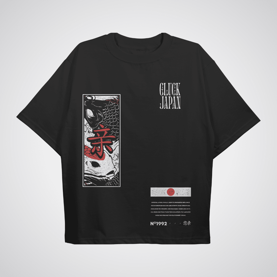 GLuckJapan Oversized T-shirt - HavenWear