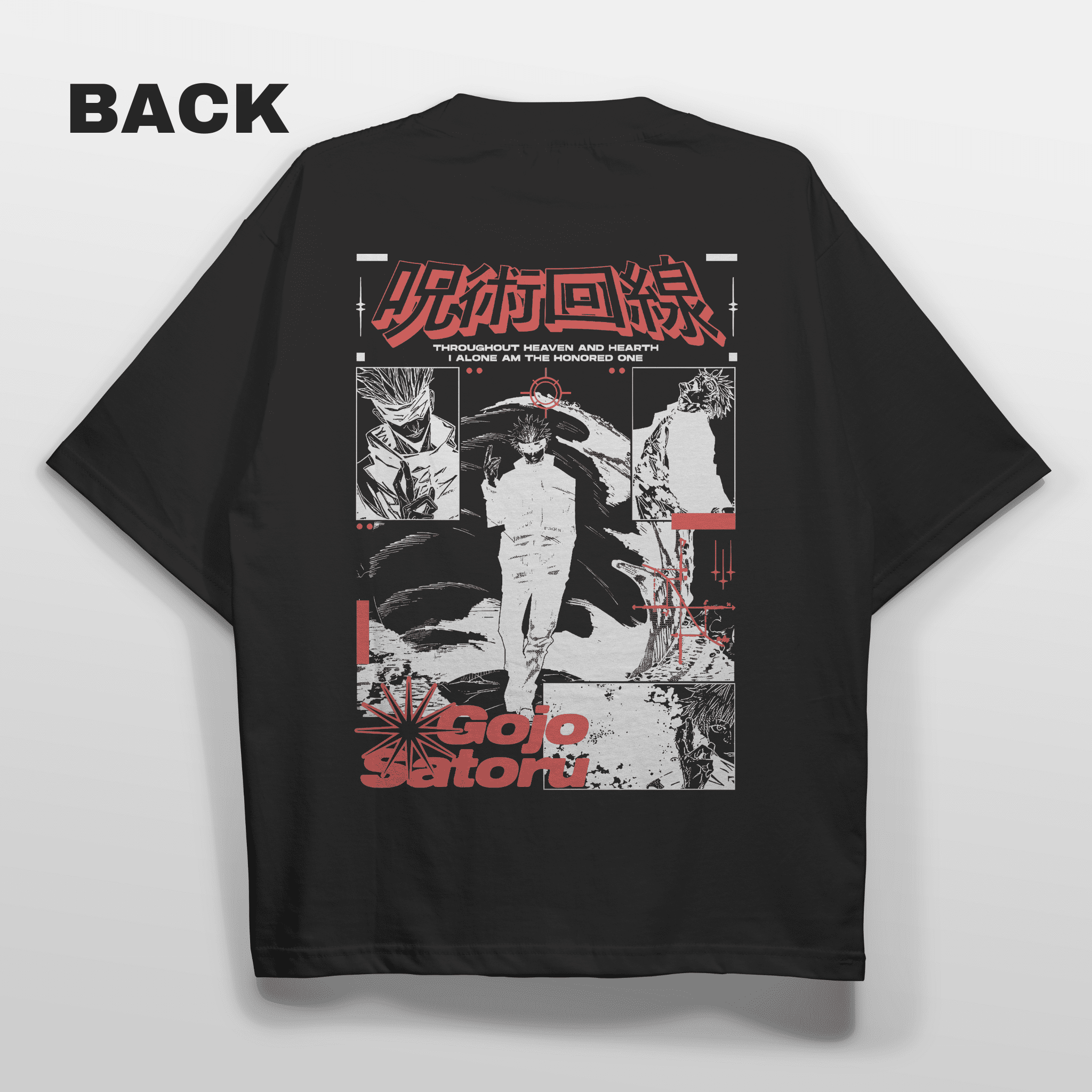 Gojo Satoru lll Oversized T-shirt - HavenWear