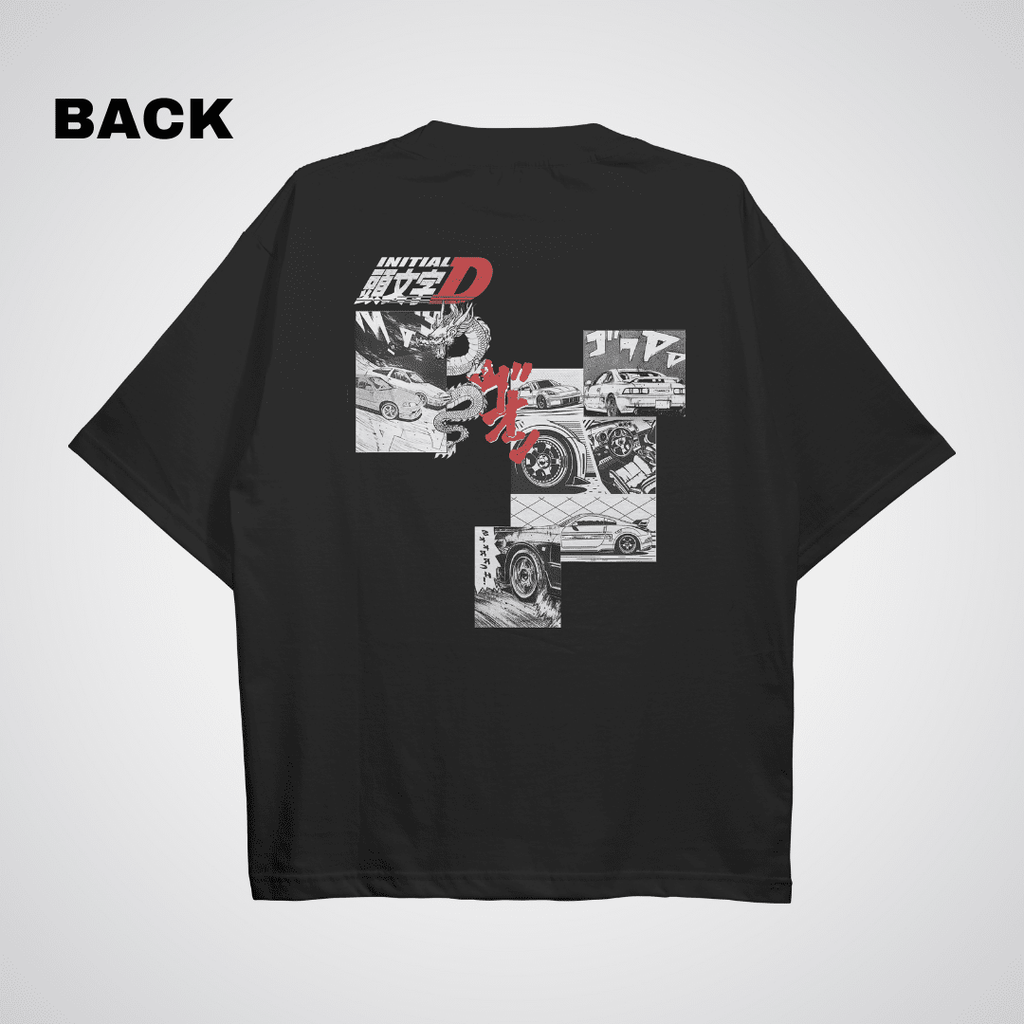 Initial Dragon Oversized T-shirt - HavenWear