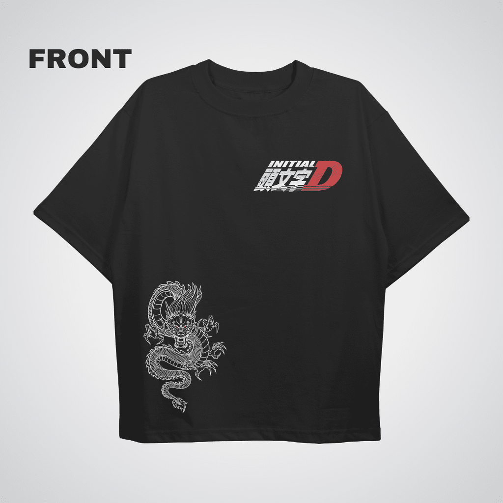 Initial Dragon Oversized T-shirt - HavenWear