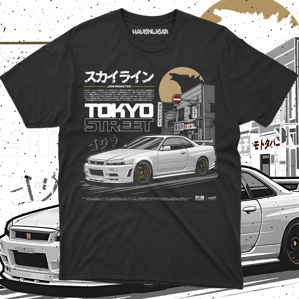 JDM Monster Oversized T-shirt - HavenWear