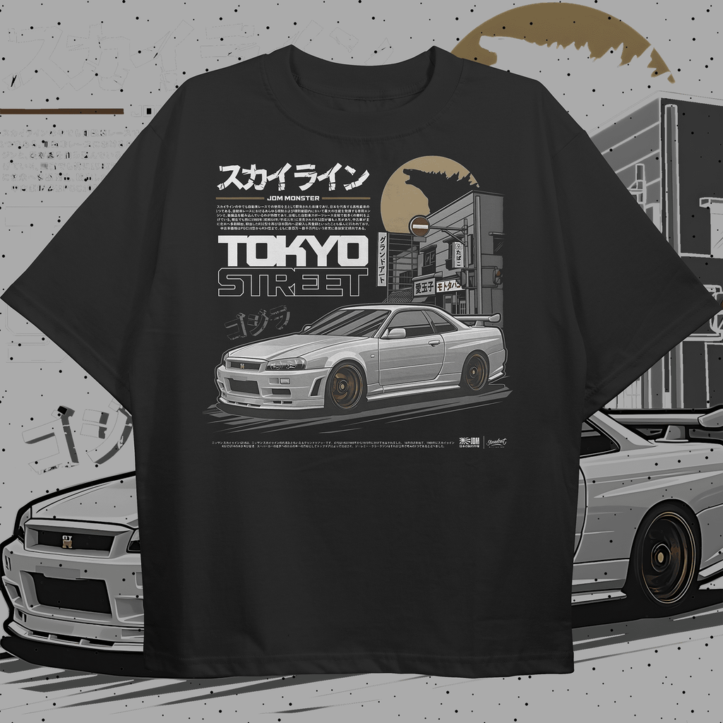 JDM Monster Oversized T-shirt - HavenWear