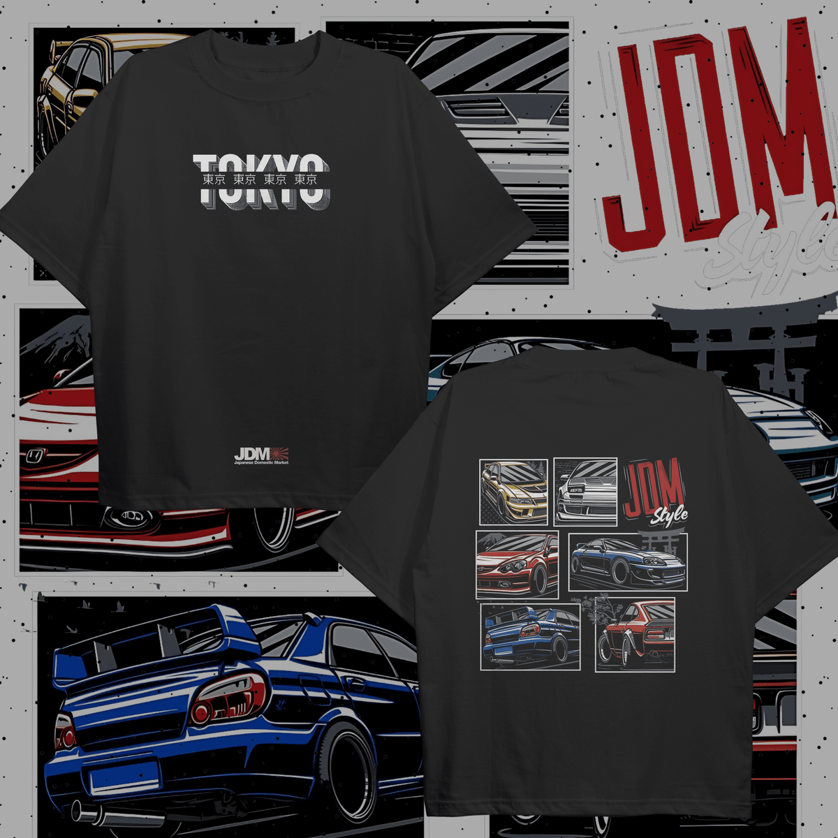 JDM Style Oversized T-shirt - HavenWear