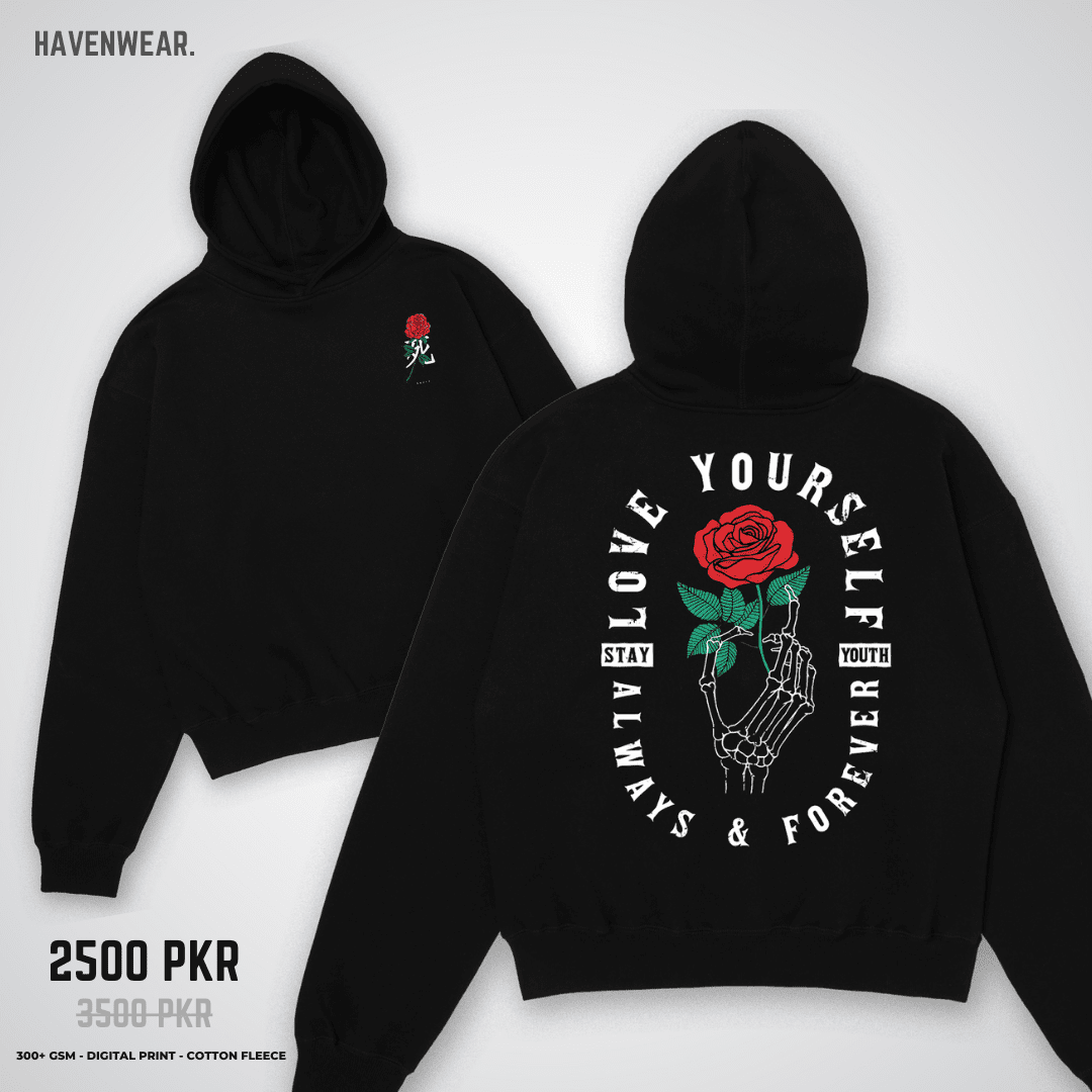 Love yourself Oversized Hoodie - HavenWear