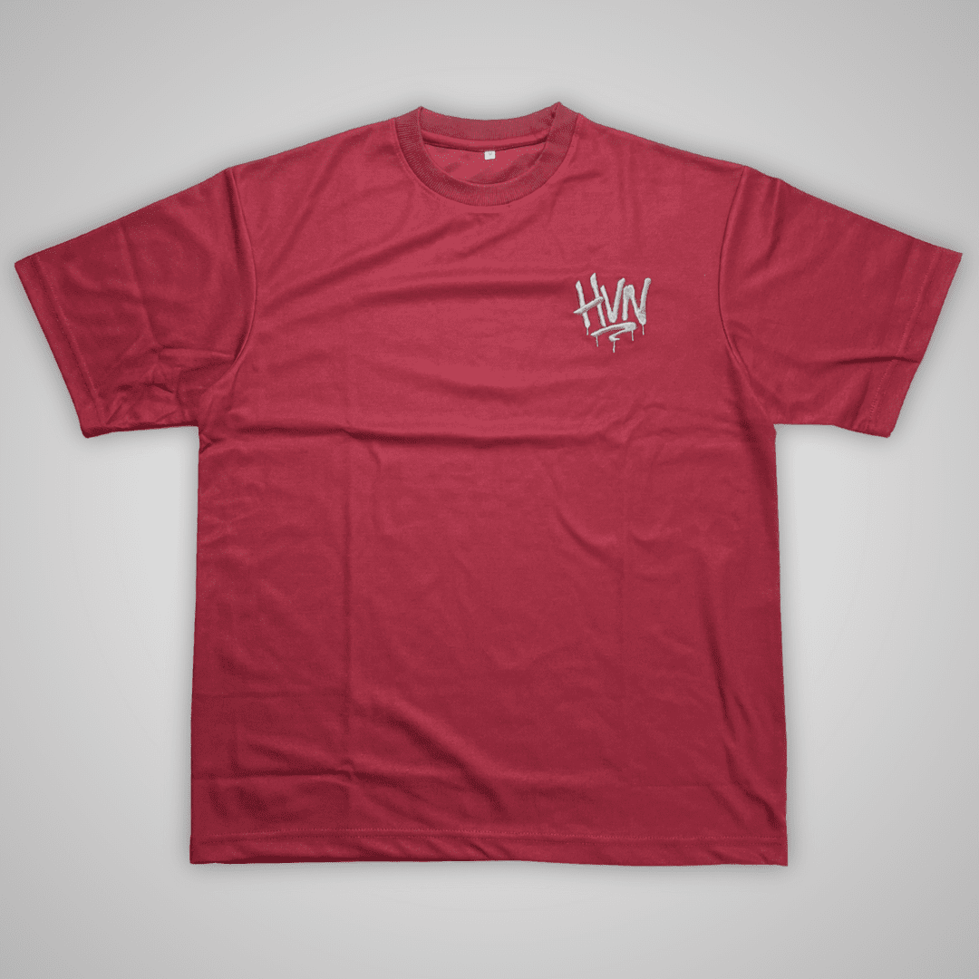 Maroon Essential Oversize Tee - HavenWear