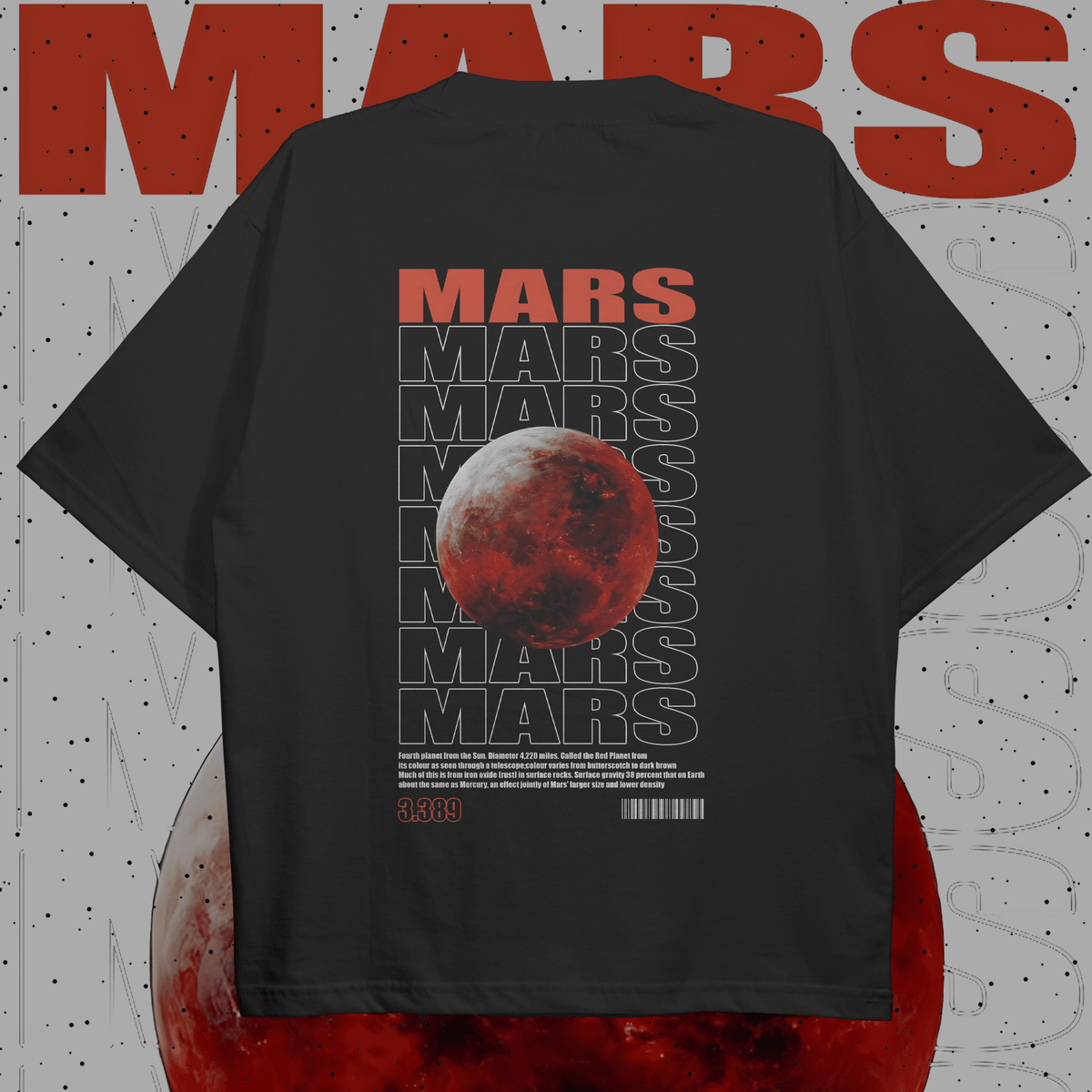 Mars StreetWear Oversized T-shirt - HavenWear