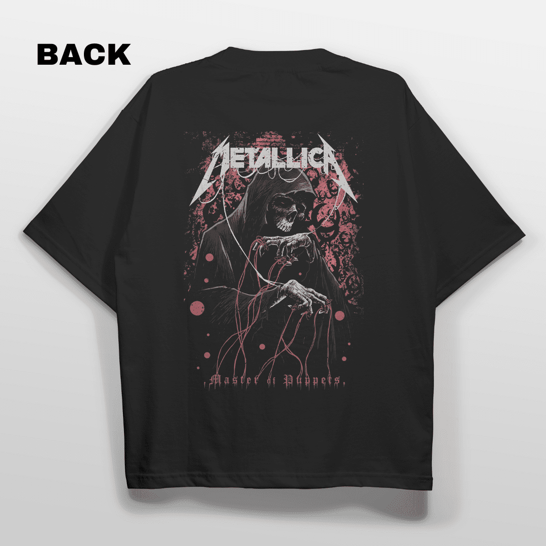 Metalica Master of Puppets Oversized T-shirt - HavenWear