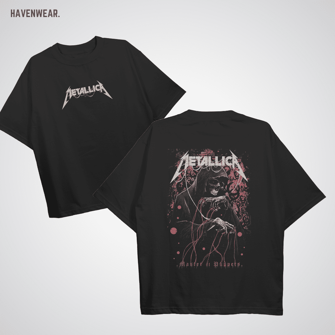 Metalica Master of Puppets Oversized T-shirt - HavenWear