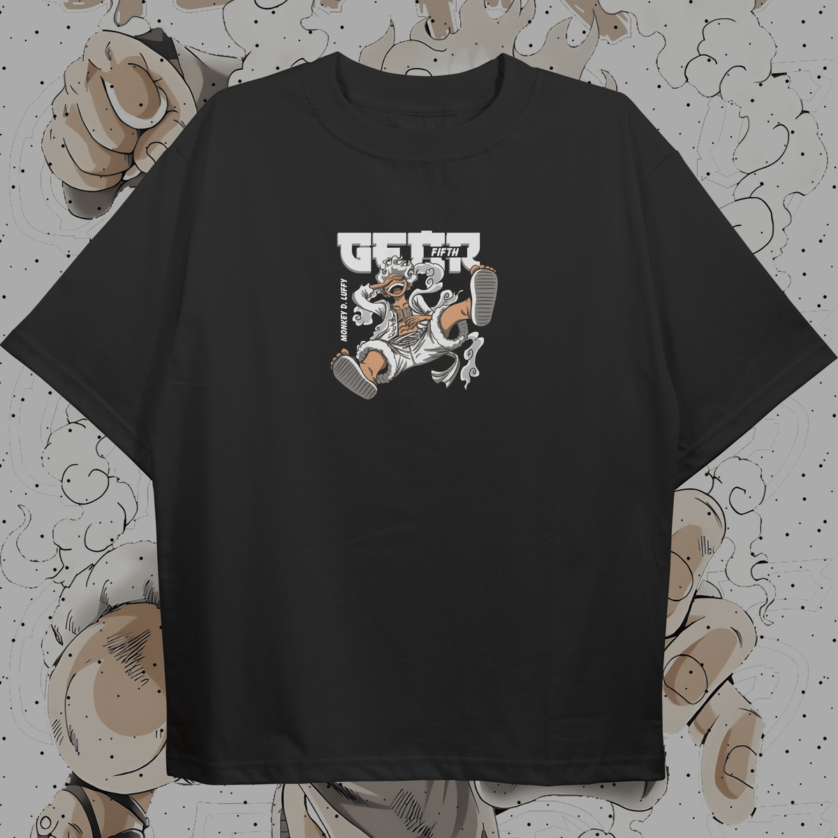 Monkey d. Luffy Gear 5 (Oversized) - HavenWear