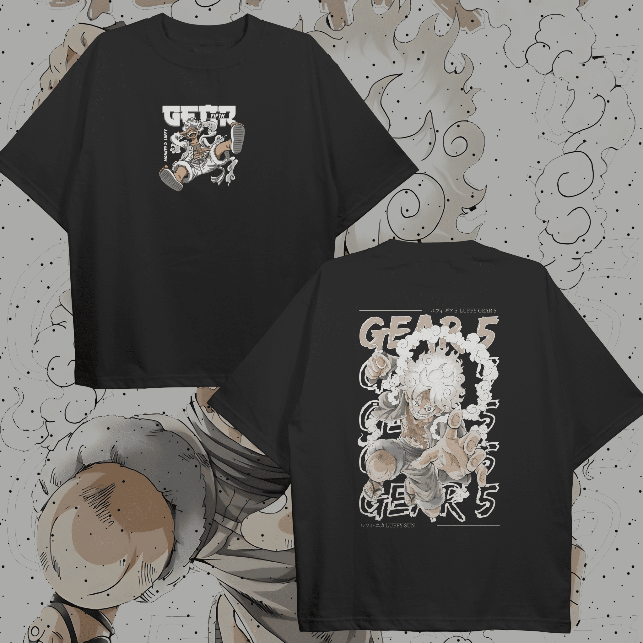 Monkey d. Luffy Gear 5 (Oversized) - HavenWear