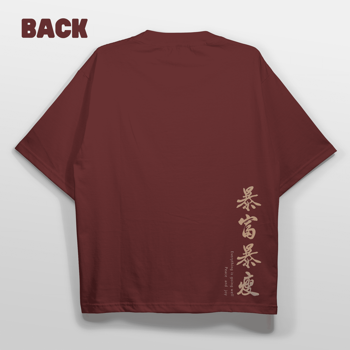 Peace and Joy Oversized T-shirt - HavenWear
