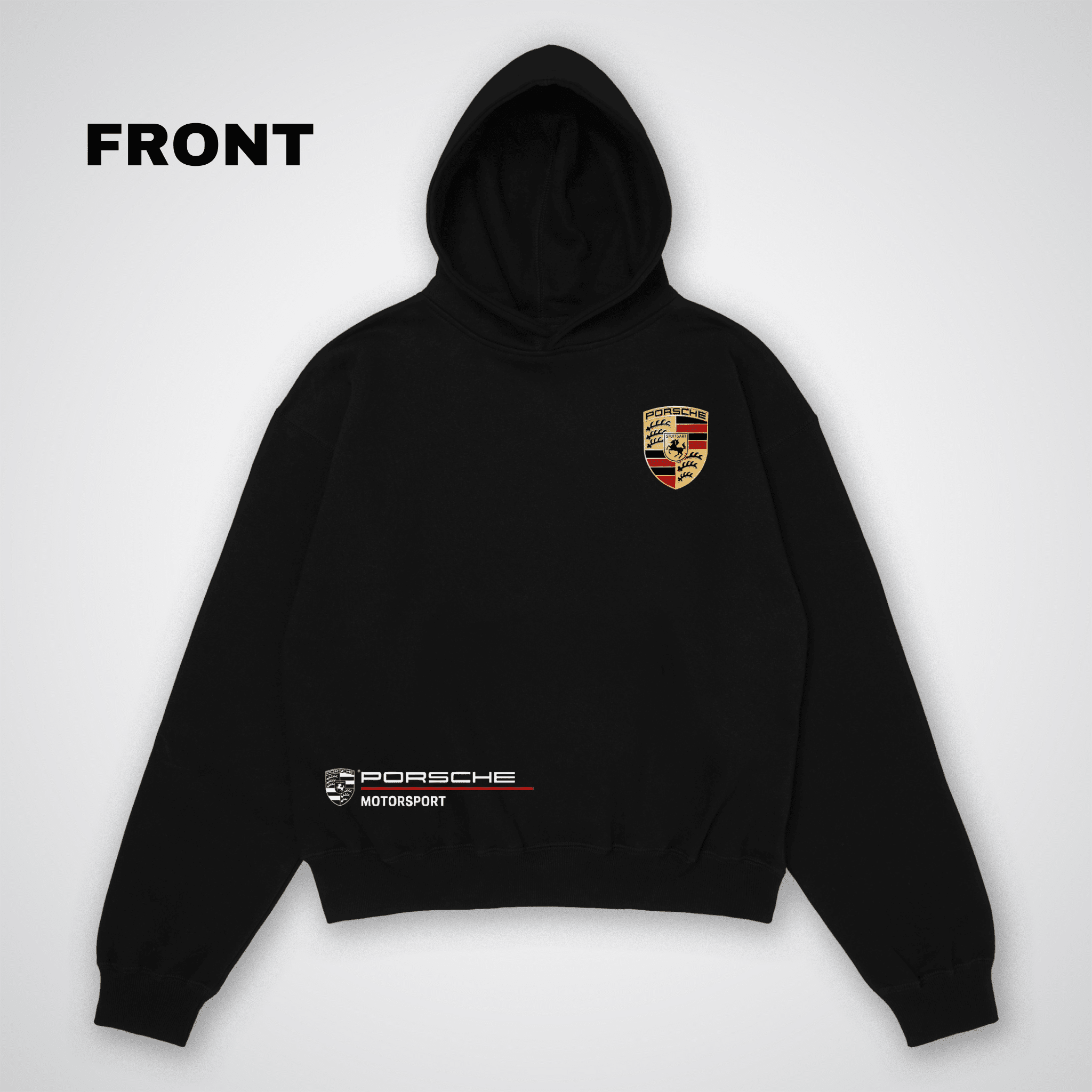 Porsche 911 GT3 Oversized Hoodie (Black) - HavenWear