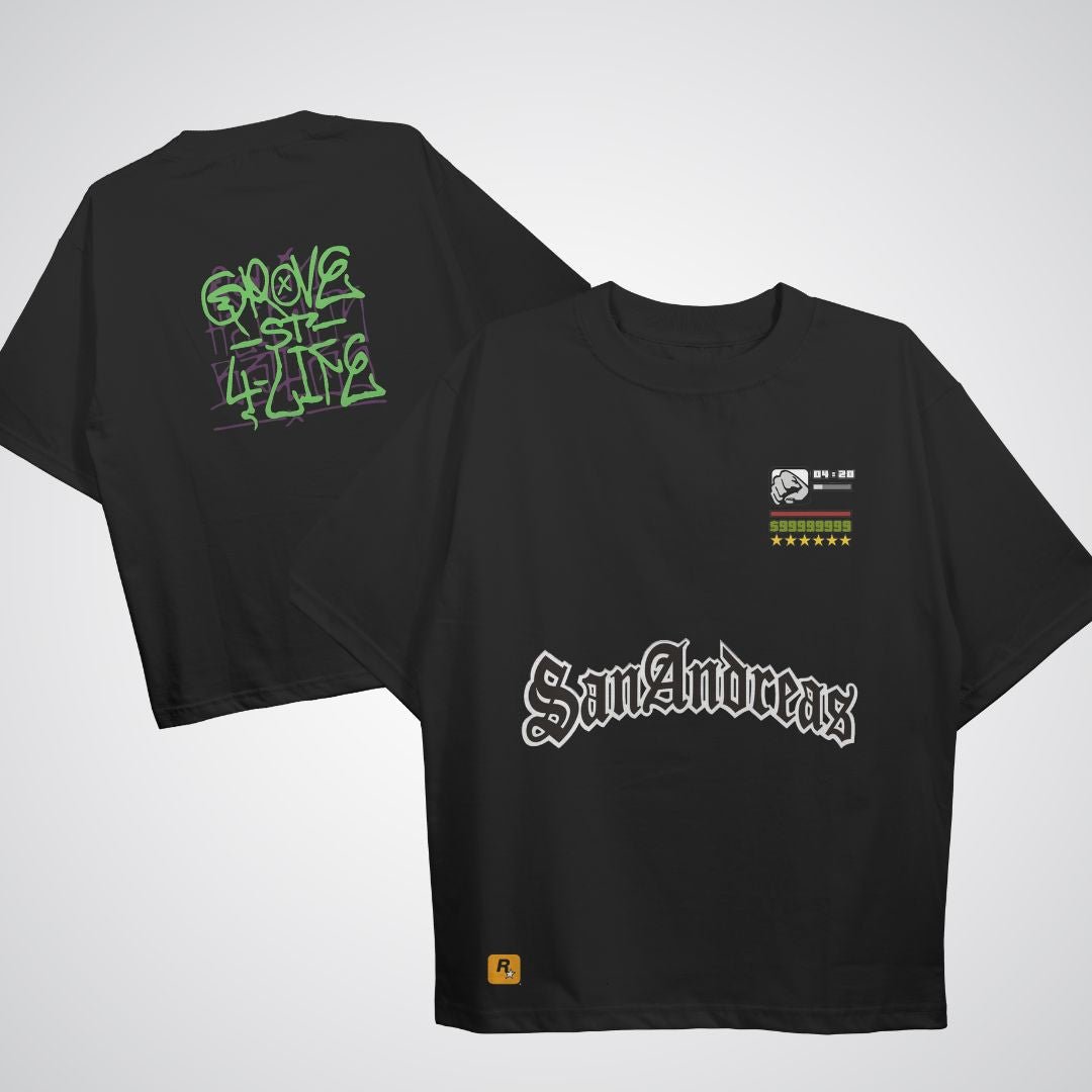 San Andreas Oversized T-shirt - HavenWear