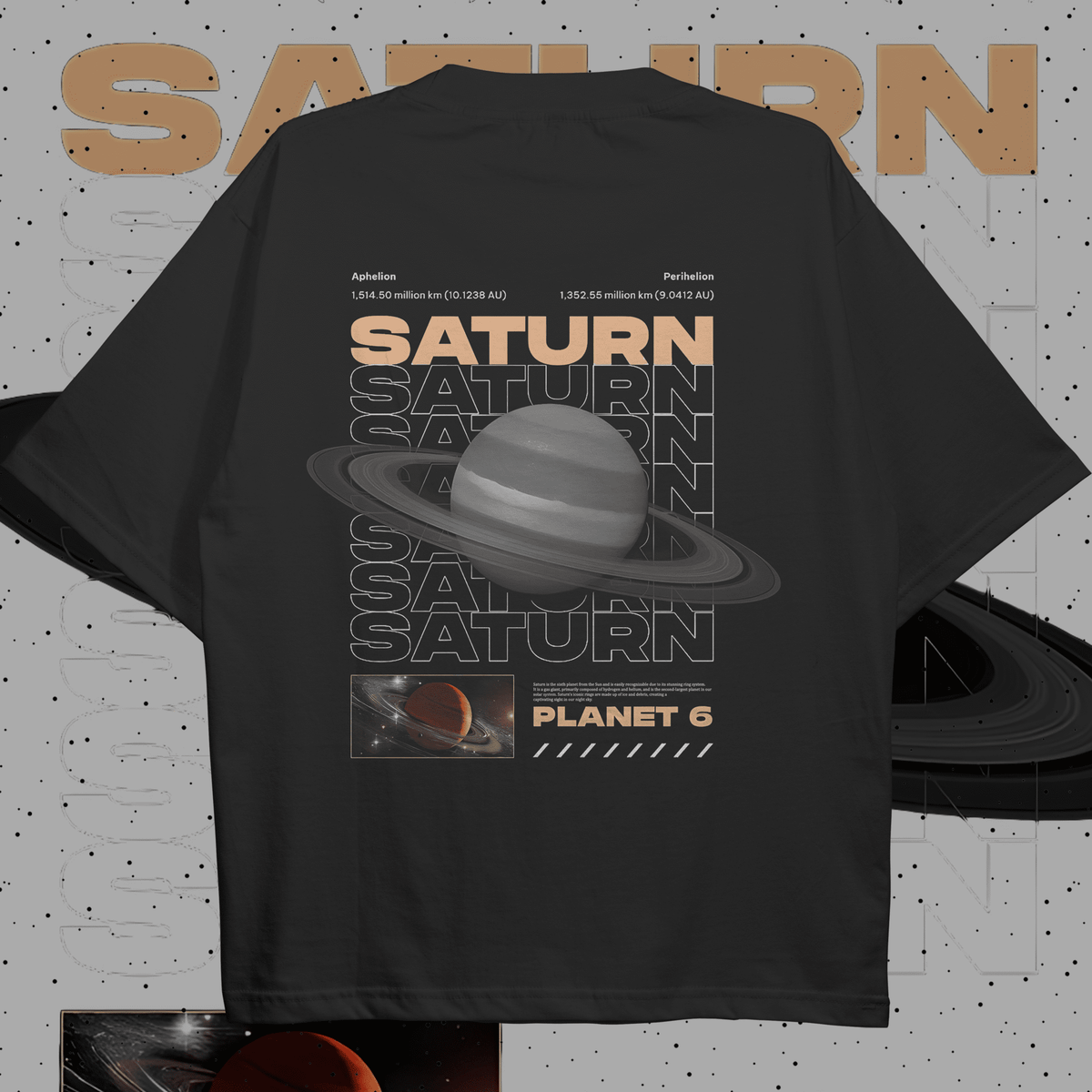 Saturn StreetWear Oversized T-shirt - HavenWear
