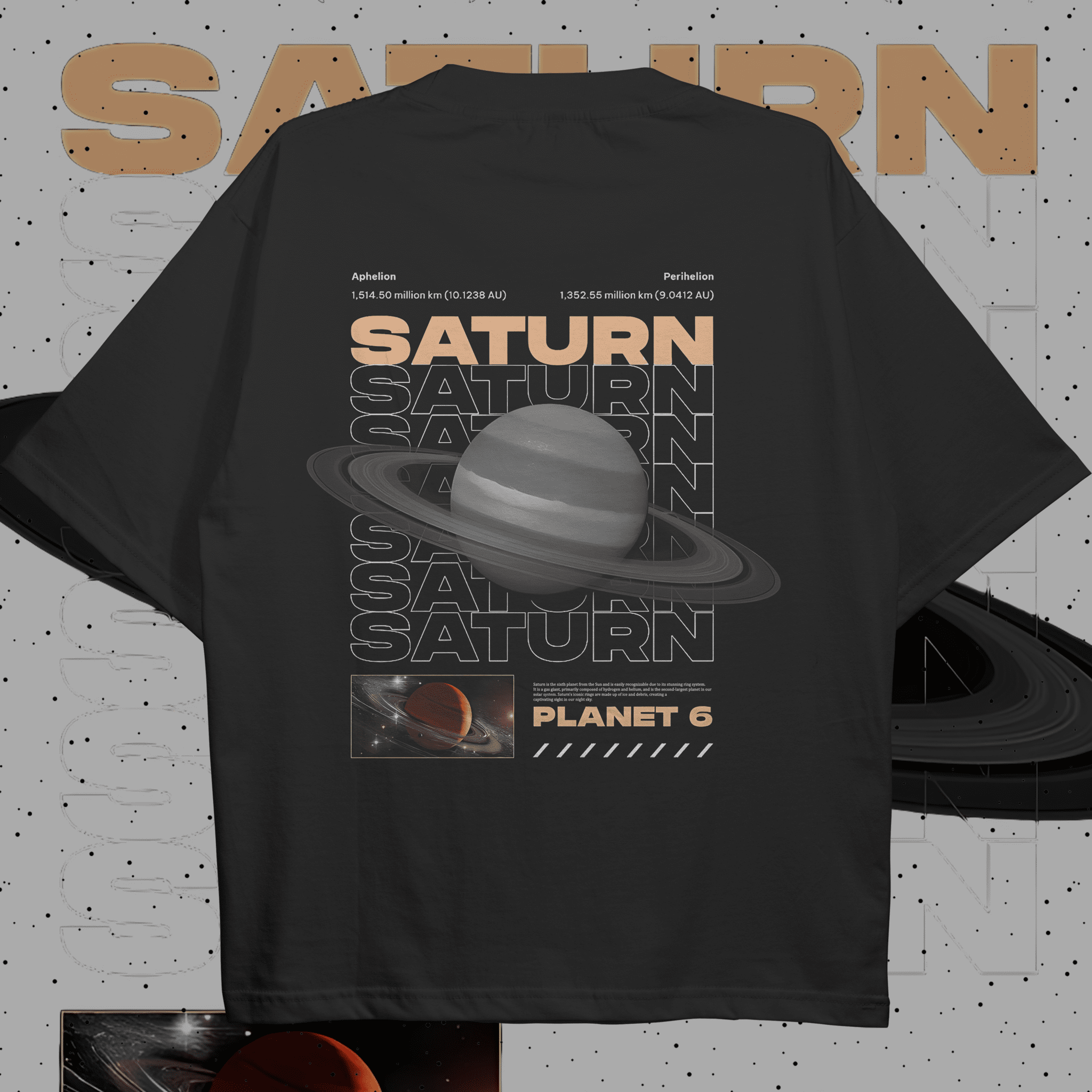 Saturn StreetWear Oversized T-shirt - HavenWear
