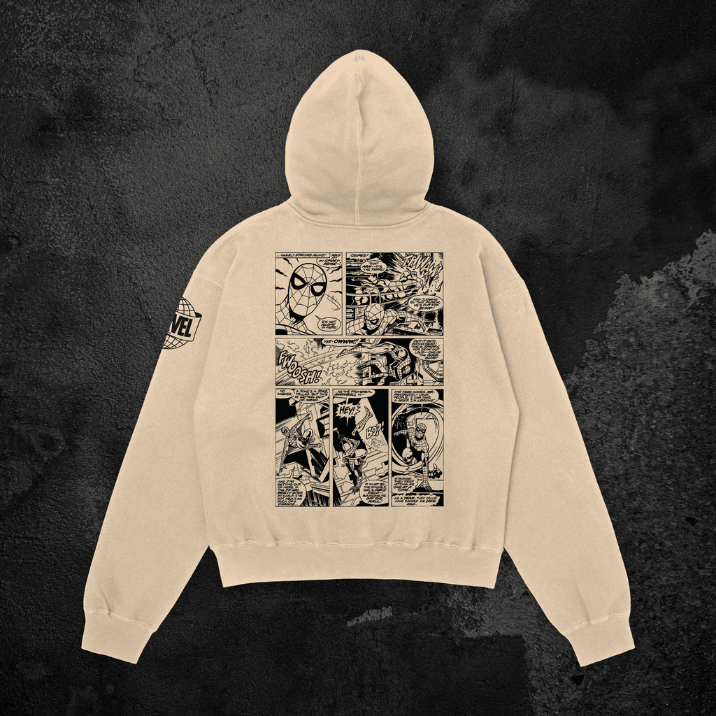 Spiderman Comic Style Oversized Hoodie - HavenWear